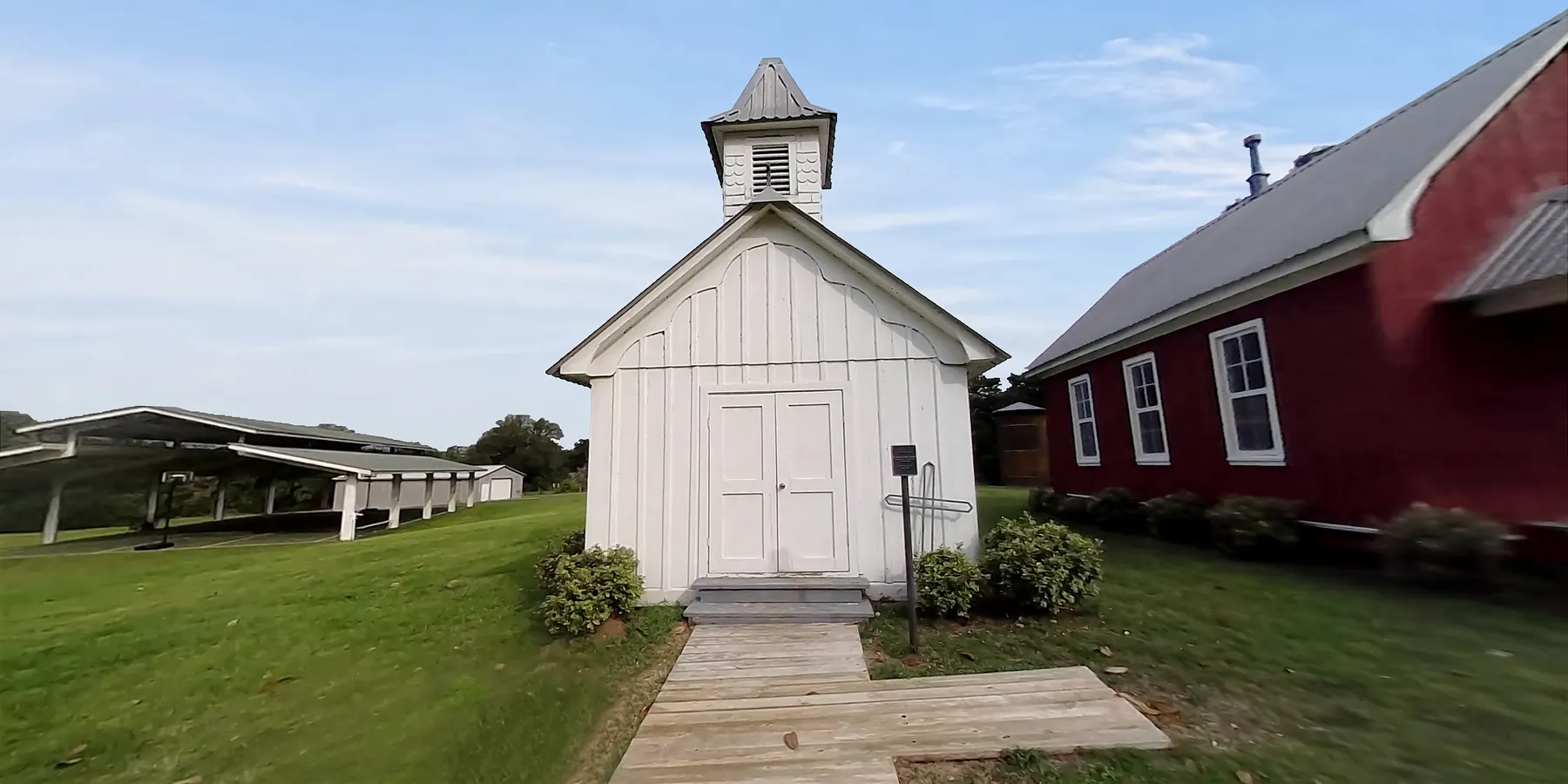 The little white church at Twin Oaks