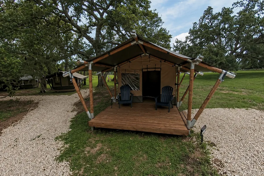 Glamping tent